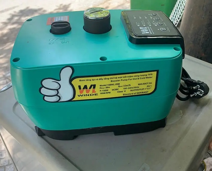 Bơm tăng áp từ thông minh tiết kiệm điện Winde 150WL-20M (150w)