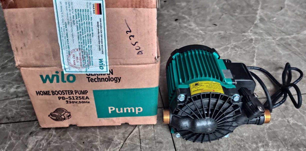 Máy bơm tăng áp điện tử Wilo PB S-125EA (130w) - Nhập khẩu nguyên chiếc Hàn Quốc