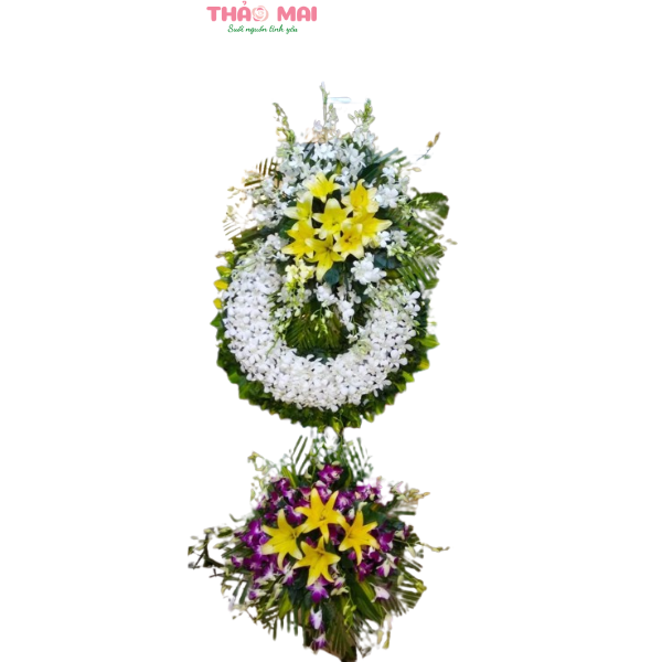 Đặt hoa viếng tại thị trấn Hương Sơn Hà Tĩnh- Hoa Thảo Mai