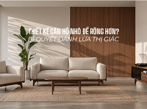 Thiết Kế Căn Hộ Nhỏ Để Rộng Hơn? Bí Quyết Đánh Lừa Thị Giác Hiệu Quả