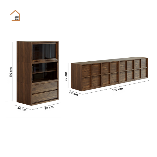 NALO, Tủ tivi đa năng thiết kế sang trọng hiện đại, TTV_086, Nội thất Nhà Trên Cao