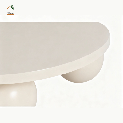 BRUNA, BT_007, Bàn trà phòng khách phong cách hiện đại, 60x60x32cm, Plywood phủ Veneer, Nội thất Nhà trên cao