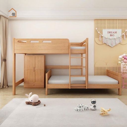 NORAH, Giường ngủ 2 tầng cho trẻ em hiện đại đa năng, GT_002, Nội thất Nhà trên cao