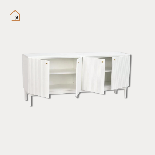 NELL, TLT_049, Tủ lưu trữ phong cách hiện đại, 160x40x70cm, Gỗ MDF phủ sơn 2K, Nội thất Nhà trên cao