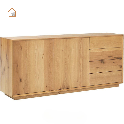 LUCA, TLT_040, Tủ lưu trữ phong cách hiện đại, 140x40x80cm, Gỗ MDF phủ Melamine, Nội thất Nhà trên cao