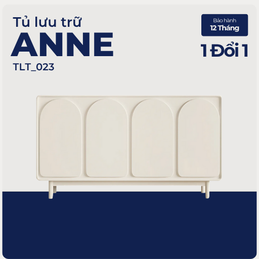 ANNE, Tủ lưu trữ phong cách hiện đại, TLT_043, Dx40x80cm, Nội thất Nhà trên cao