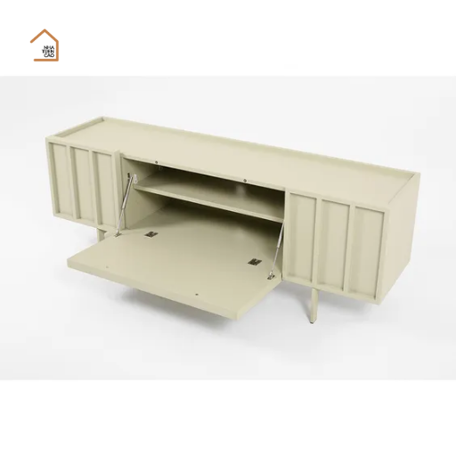 MACHI, TTV_068, Kệ tivi phong cách hiện đại 3 cánh mở, 160x40x55cm, MDF phủ sơn 2K, Nội thất Nhà Trên Cao