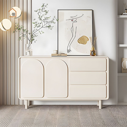 ANNI, Tủ lưu trữ phong cách hiện đại, TLT_024, 120x40x80cm, Gỗ MDF phủ sơn 2K, Nội thất Nhà trên cao