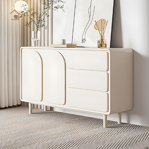 ANNI, Tủ lưu trữ phong cách hiện đại, TLT_024, 120x40x80cm, Gỗ MDF phủ sơn 2K, Nội thất Nhà trên cao