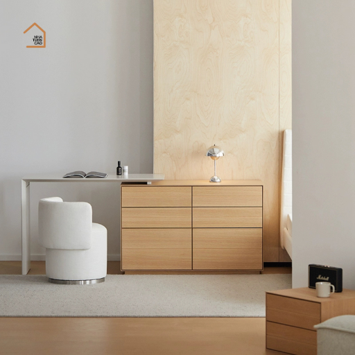 NEXO, Bàn trang điểm hiện đại tiện dụng, BTD_033, 120x40x75cm, MDF phủ Melamine, Nội thất Nhà Trên Cao