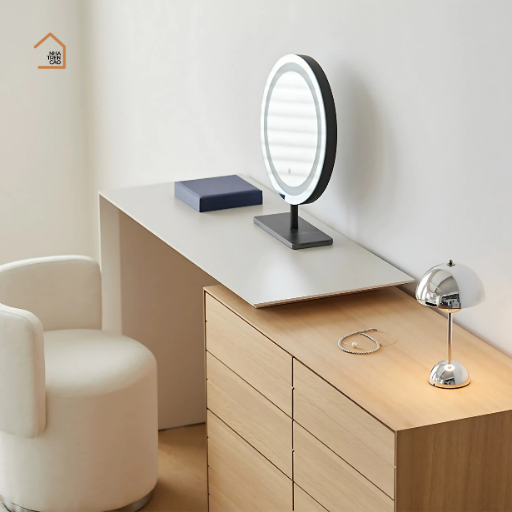 NEXO, Bàn trang điểm hiện đại tiện dụng, BTD_033, 120x40x75cm, MDF phủ Melamine, Nội thất Nhà Trên Cao