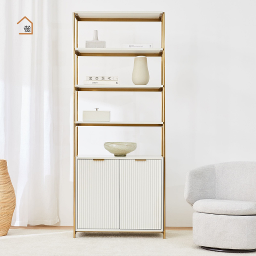 NANCY, Tủ lưu trữ - Kệ trang trí, TLT_094, 70x40x175cm, Gỗ MDF phủ sơn 2K, Nội thất Nhà trên cao