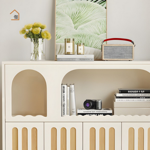 BRUNA, Tủ lưu trữ phong cách hiện đại, TLT_028, 160x40x80cm, Gỗ MDF phủ sơn 2K, Nội thất Nhà trên cao