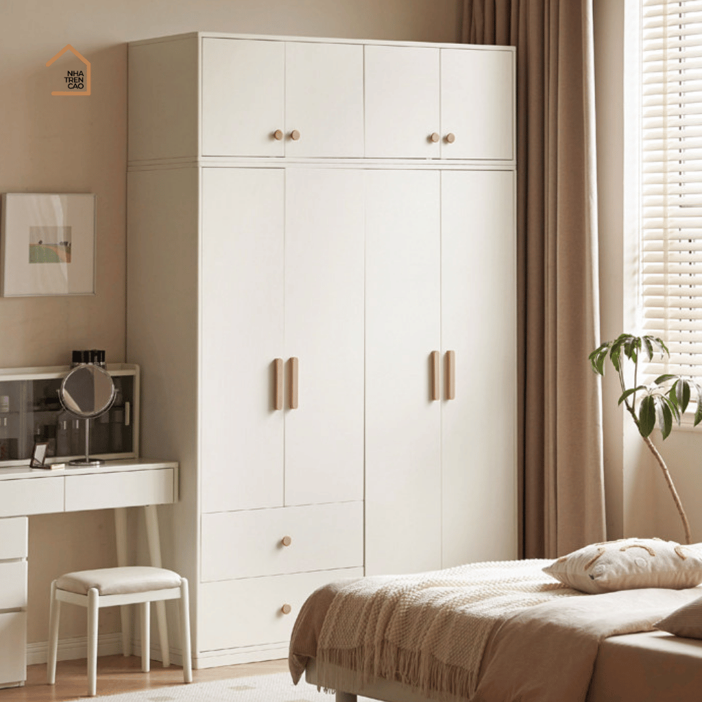 BRUNA, Tủ lưu trữ phong cách hiện đại, TLT_029, 100x40x90cm, Gỗ MDF phủ sơn 2K, Nội thất Nhà trên cao