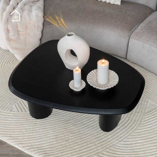 MIA - Bàn trà phòng khách phong cách hiện đại, BT_006, 90x55x40cm, Plywood phủ Veneer, Nội thất Nhà trên cao