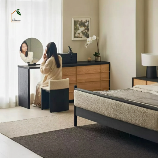 SOVA, BTD_032, Bàn trang điểm kết hợp bàn làm việc hiện đại, 120x40x75cm, Nội thất Nhà Trên Cao