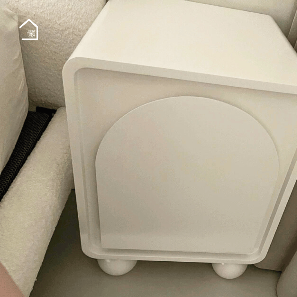 BRUNA, TDG_007, Tủ đầu giường sơn 2K, 40x35x50cm, MDF phủ sơn 2K, Nội thất Nhà trên cao