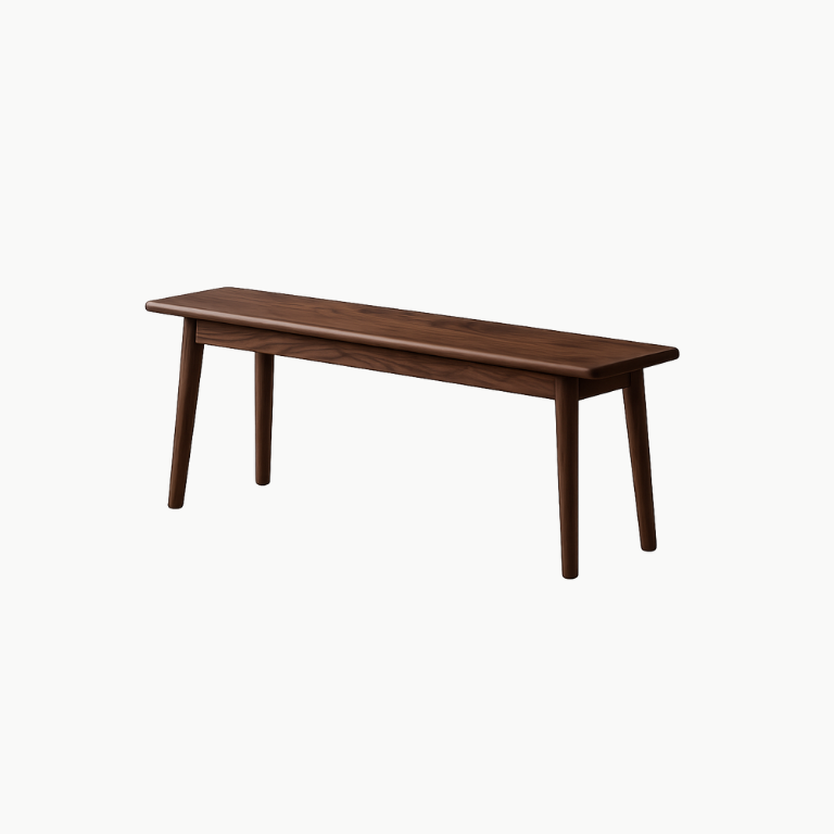 NARA, GB_003, ghế băng đa năng thiết kế cổ điển, 140x32x45cm, Plywood phủ veneer, Nội thất Nhà trên cao đã được tạo.