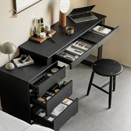 NAMI, Bàn làm việc sang trọng hiện đại nhỏ gọn, BLV_023, 120x40x75cm, MDF phủ sơn 2K, Nội thất Nhà Trên Cao