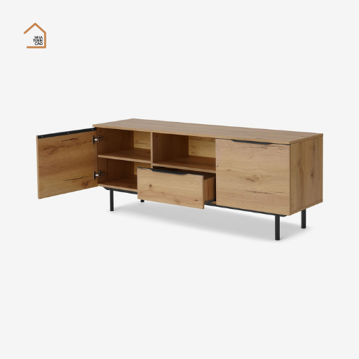 RIA, Kệ tivi phong cách tối giản, TTV_080, 160x40x55cm, Nội thất Nhà trên cao