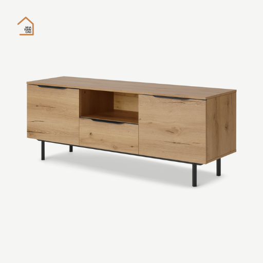 RIA, Kệ tivi phong cách tối giản, TTV_080, 160x40x55cm, Nội thất Nhà trên cao