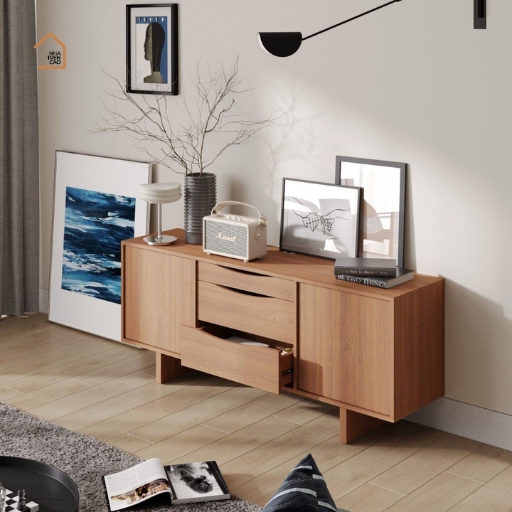 MAPLE, TTV_012, Kệ tivi tối giản phong cách hiện đại, 160x40x55cm, Nội thất Nhà trên cao