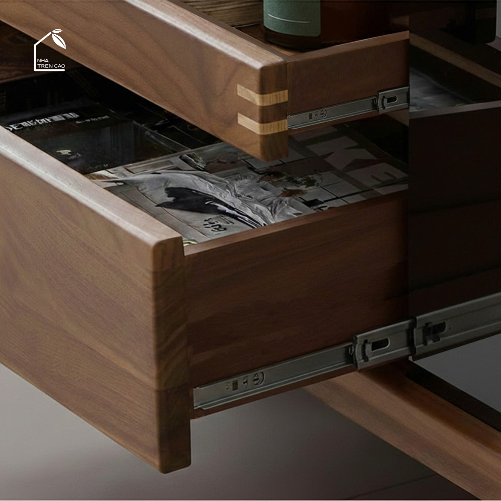 HONA, TTV_090, Kệ tivi thiết kế sang trọng, 180x40x50cm, Gỗ plywood phủ Veneer, Nội thất Nhà trên cao