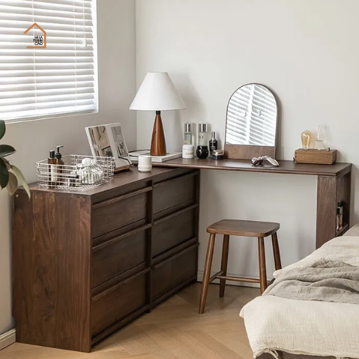 TAMO, BLV_024, Bàn làm việc sang trọng thanh lịch, 120x40x75cm, Plywood phủ Veneer, Nội thất Nhà Trên Cao