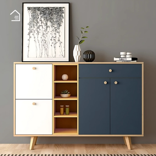 OHIO, Tủ giày đa năng hiện đại, TG_013, 120x35x110cm, MDF phủ Melamine, Nội thất Nhà trên cao