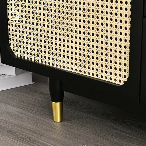 ADALA, Kệ tivi phối lưới mây tre tối giản, TTV_079, 180x40x60cm, Nội thất Nhà trên cao
