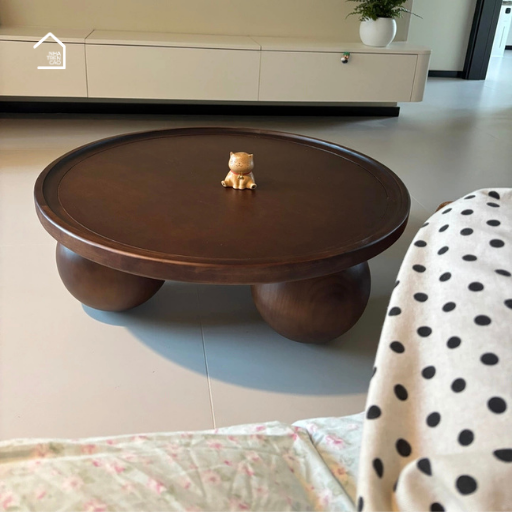 VIVIAN - Bàn trà phòng khách phong cách hiện đại, BT_007, 60x32cm, Plywood phủ Veneer, Nội thất Nhà trên cao