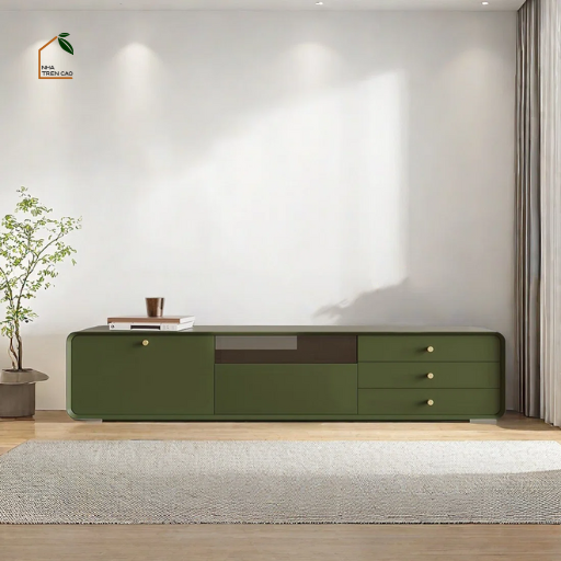 HILMA, TTV_069, Kệ tivi đa năng phong cách hiện đại, 180x40x45cm, MDF phủ sơn 2K, Nội thất Nhà Trên Cao