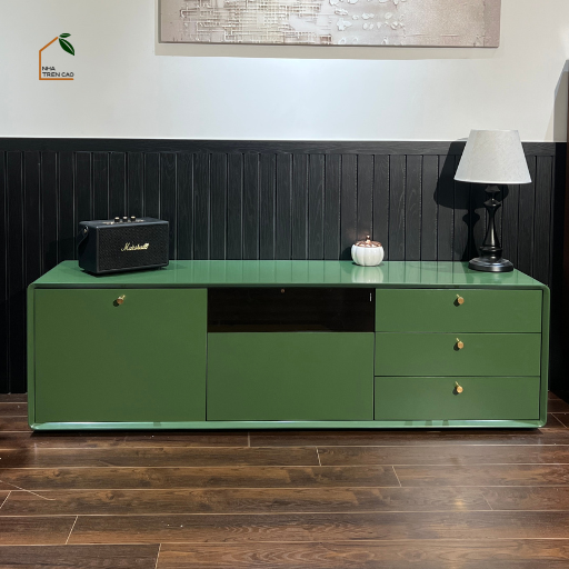 HILMA, TTV_069, Kệ tivi đa năng phong cách hiện đại, 180x40x45cm, MDF phủ sơn 2K, Nội thất Nhà Trên Cao