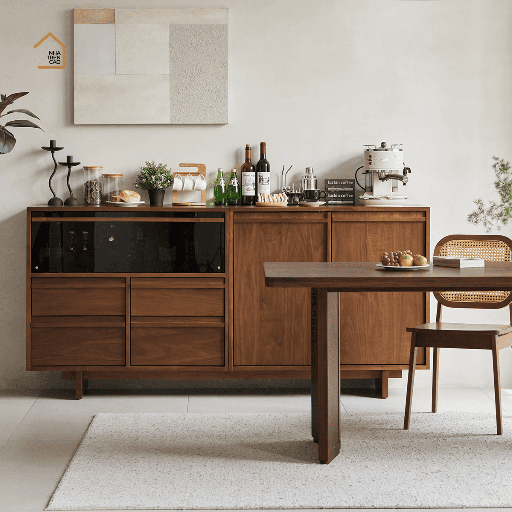 LINEA, Tủ lưu trữ ghép nối hiện đại, TLT_091, 70x40x70cm, Gỗ Plywood Phủ Veneer, Nội Thất Nhà Trên Cao