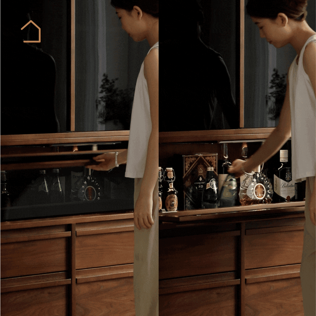 LINEA, Tủ lưu trữ ghép nối hiện đại, TLT_091, 70x40x70cm, Gỗ Plywood Phủ Veneer, Nội Thất Nhà Trên Cao