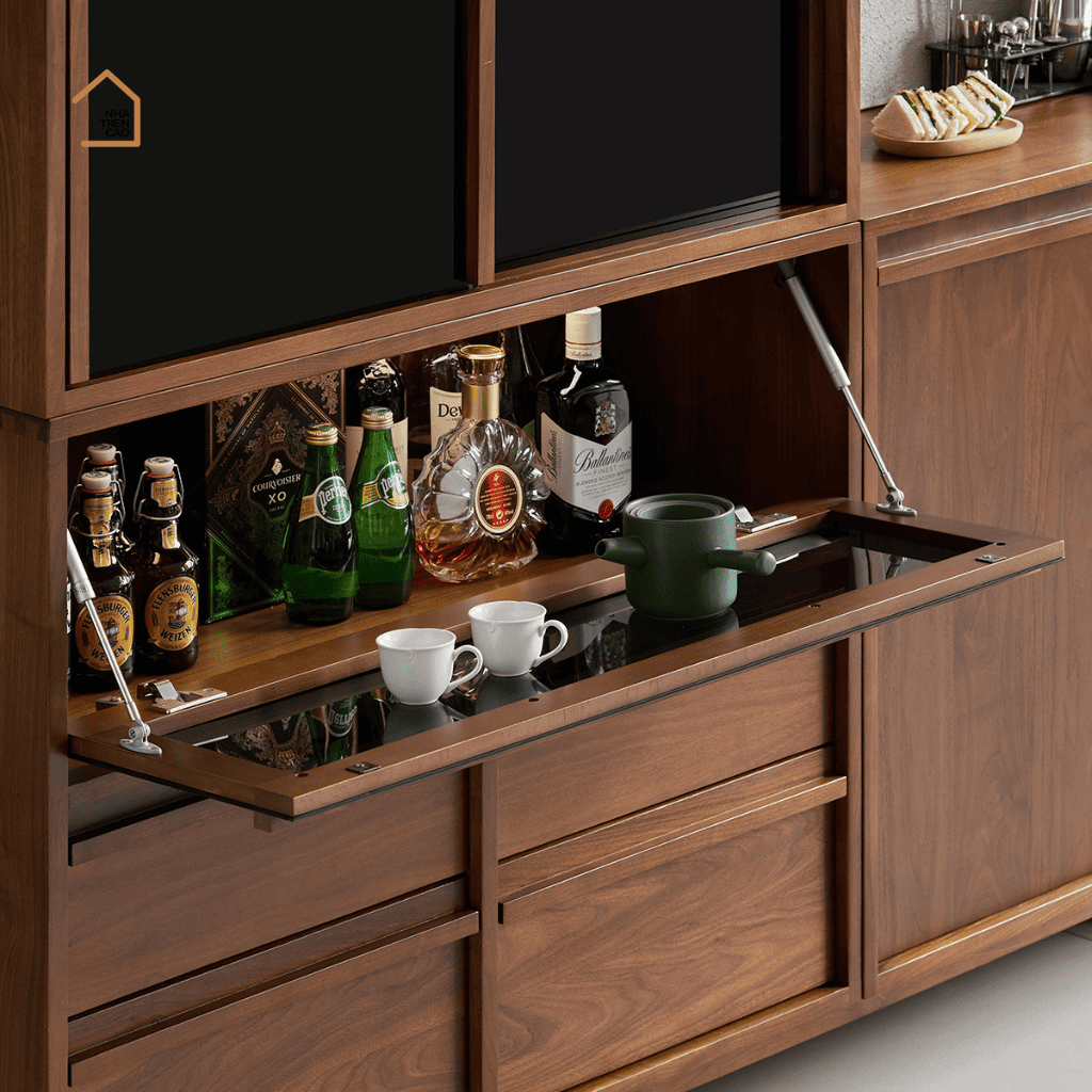 LINEA, Tủ lưu trữ ghép nối hiện đại, TLT_091, 70x40x70cm, Gỗ Plywood Phủ Veneer, Nội Thất Nhà Trên Cao