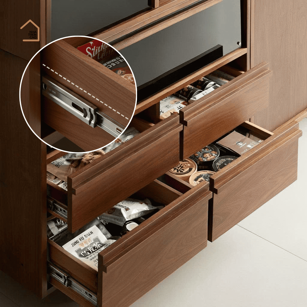 LINEA, Tủ lưu trữ ghép nối hiện đại, TLT_091, 70x40x70cm, Gỗ Plywood Phủ Veneer, Nội Thất Nhà Trên Cao