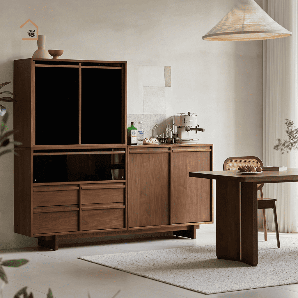 LINEA, Tủ lưu trữ ghép nối hiện đại, TLT_091, 70x40x70cm, Gỗ Plywood Phủ Veneer, Nội Thất Nhà Trên Cao