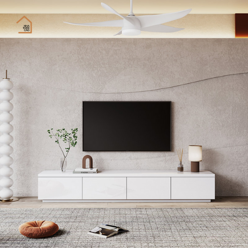 ALAN, Kệ tivi chân thấp, 4 ngăn, thiết kế tối giản, TTV_027, Dx40x45cm, Nội thất Nhà Trên Cao