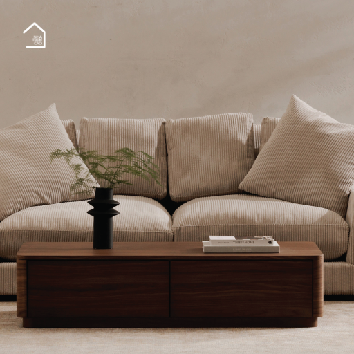 KANE - Bàn trà phòng khách hiện đại, BT_008, 100x50x30cm, MDF phủ Melamine, Nội thất Nhà trên cao