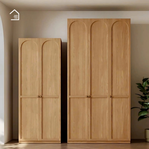 AMEE, Tủ quần áo hiện đại sang trọng, TQA_034, 200x60x200cm, Nội thất Nhà trên cao