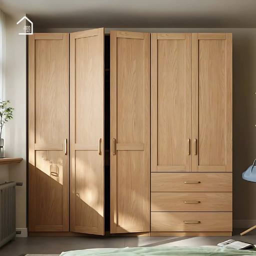 CARA, Tủ quần áo hiện đại sang trọng, TQA_043, 200x60x200cm, Gỗ MDF phủ Melamine, Nội thất Nhà trên cao