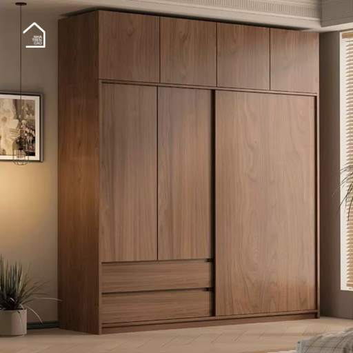 ZOE, Tủ quần áo hiện đại sang trọng, TQA_041, 160x60x200cm, Nội thất Nhà trên cao