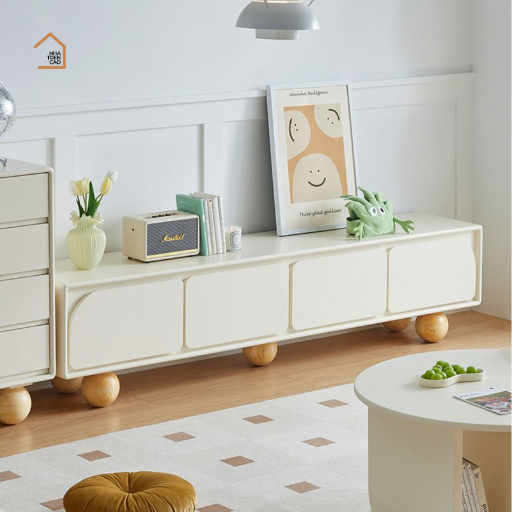 ANN, Kệ tivi phong cách Japandi hiện đại, TTV_028, 180x40x50cm, MDF phủ sơn 2K, Nội thất Nhà Trên Cao