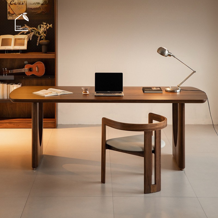 LUNA, GD_006, ghế đơn thiết kế vòng cung mềm mại, 56x51x64cm, Plywood phủ veneer, Nội thất Nhà trên cao
