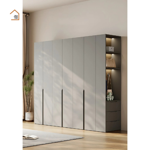 DAI, TQA_006, Tủ quần áo phong cách hiện đại, 200xR60xC240cm, Nội thất Nhà trên cao