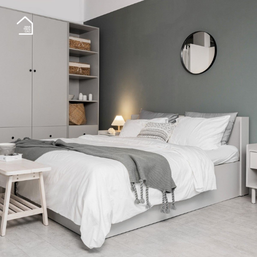 HAS, Giường ngủ 3 hộc tủ kéo, GN_004, 200x160x35cm, Nội thất Nhà Trên Cao