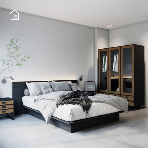 OSCAR, Giường ngủ cao cấp hiện đại, GN_014, 200x160x23cm, Nội thất Nhà Trên Cao