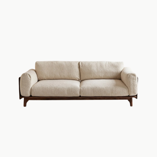 HONA, SFB_001, sofa băng phong cách Japandi thanh lịch, chiều dàix97x80, Plywood phủ Veneer, Nội thất Nhà Trên Cao