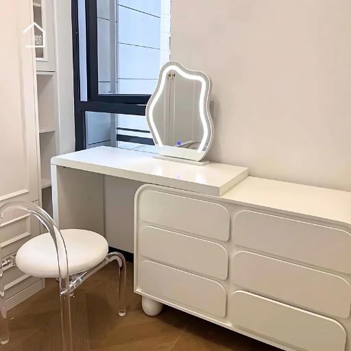 OKARIA, BTD_016, Bàn trang điểm nhỏ gọn hiện đại, 120x40x75cm, MDF phủ sơn 2K, Nội thất Nhà Trên Cao